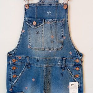 Star patterned Jean Overalls
